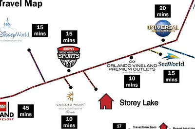 a map of the proposed expansion of the grand islander trafford trafford centre at Casa 4 Quartos c/ Piscina Privativa - Disney in Kissimmee