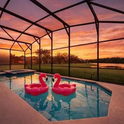 EIR2706 - 7B Lakefront Resort 8 min to Disney