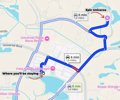 a map of the proposed upgrade to the upgradedelaide nova freeway at Upstay Newly Renovated Family Retreat Home Near Epic Universe in Orlando