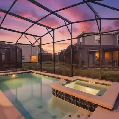 Heated Pool Game Room Waterpark 9MI to Disney