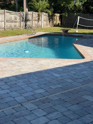 a swimming pool with a playground in a yard at Perfecto Mundo 1, Orlando Area 5BR-2BA Outdoor Pool, Ping Pong, Billiard in Orlando