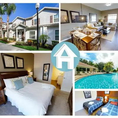 Cozy 3 BD Townhome 2 king beds Close to Disney 1503