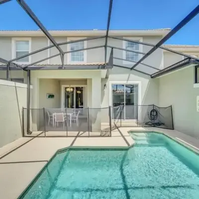 Retreat & Relax Screened In Pool Home Kid Rooms townhouse