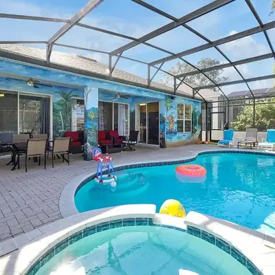 4BR Family Villa Pool Game Room Near Disney