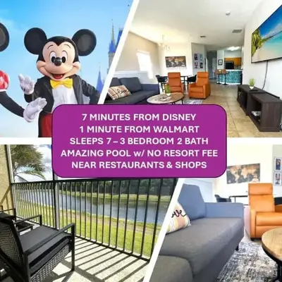Very Near Disney 3 Bd Condo Walmart 1 min away townhouse