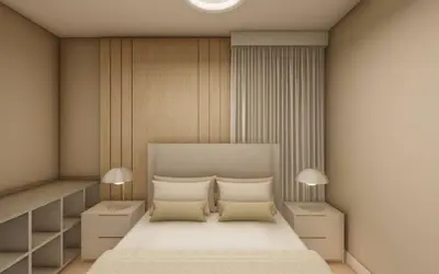 a bedroom with a large bed with two lamps at 2026 NEW 12Bedrooms12Bathroom At Paradiso Grande in Orlando
