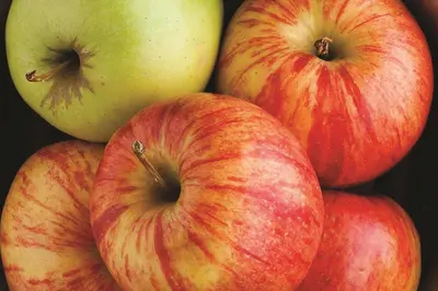 a pile of apples and a green apple at La Quinta Inn by Wyndham Orlando International Drive North in Orlando