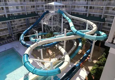 an image of a water slide at a resort at Holiday Inn Resort Orlando Suites - Waterpark by IHG in Orlando