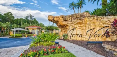 a rock wall with the words home sweet home written on it at 5-Star Resort Villa with Private Pool, Minutes from Disney in Kissimmee