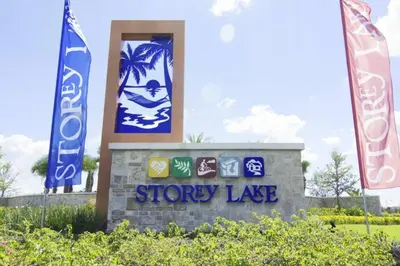 a sign for a store with flags in front of it at Perfect Townhome for your Vacation with Private Pool SL4807 in Kissimmee