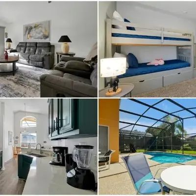 Bikini Bottom - 4 bed Disney pool home