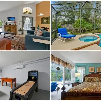 Castaway Getaway - Very popular 4 bed family pool home on Terra Verde Resort - close to Disney World