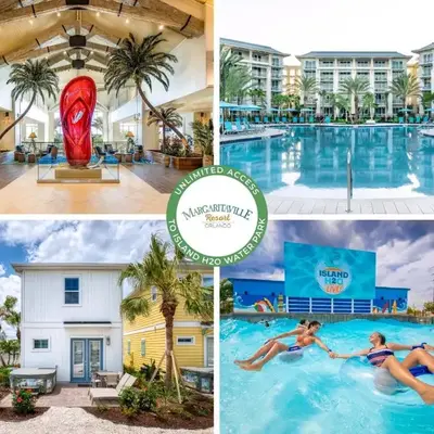 Sandy White Cottage Near Disney With Private Hot Tub & Margaritaville Resort & Island H20 Waterpark Access - 3001Sp