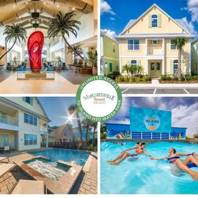 Sandcastles & Sunshine Cottage With Private Pool Near Disney With Margaritaville Resort & Island H20 Access - 8025Su