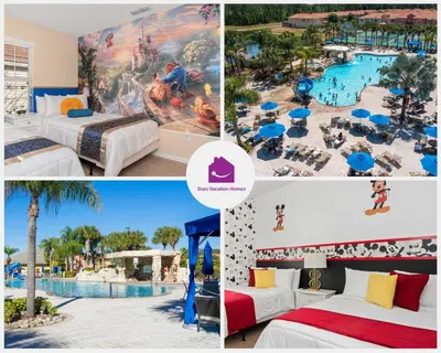 a collage of pictures of a resort with a pool at 2947BPD-SVH in Kissimmee