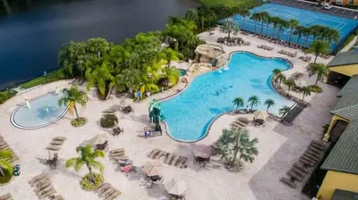 an aerial view of a pool at a resort at 2947BPD-SVH in Kissimmee
