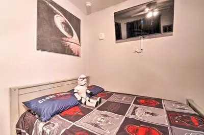 a bedroom with a spider man bed with a toy at Kissimmee Condo with Resort-Style Amenities! in Kissimmee