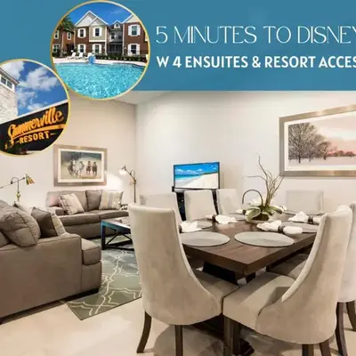Cozy Villa 5 Min to Disney w BBQ