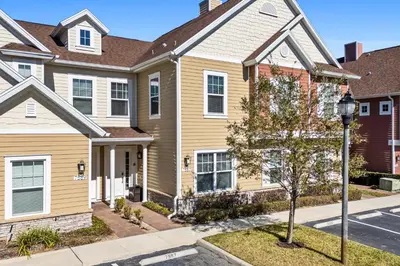 a house in a neighborhood with a street at 5min to Disney Spacious Family Villa SMV135 in Orlando
