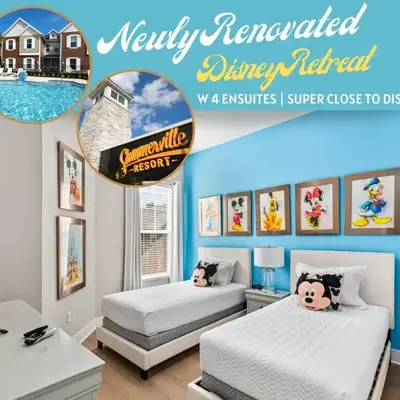 5min to Disney Spacious Family Villa SMV135
