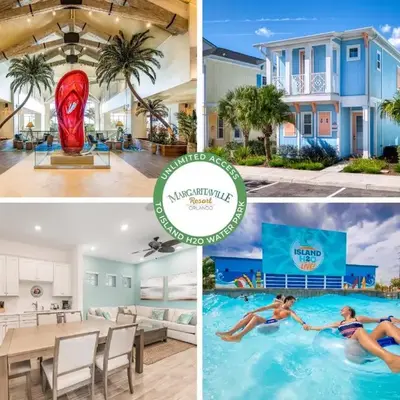 Margarita Beach House Cottage Near Disney With Private Hot Tub & Island H20 Waterpark Access - 3074Pi