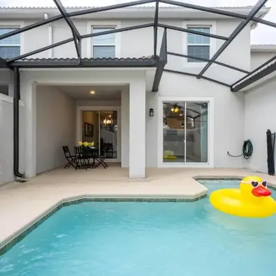 Gorgeous Four Bd w/ Pool close to Disney 5035