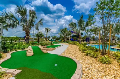 a miniature golf course at a resort at 4814 Lullaby Lane in Kissimmee