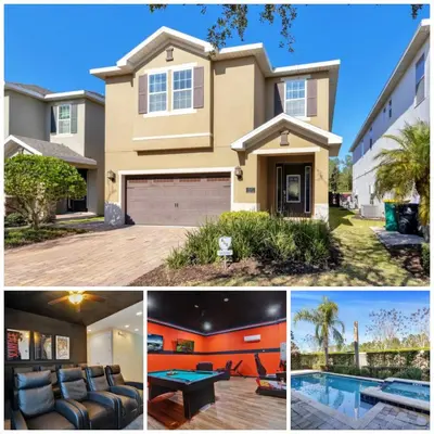 a collage of pictures of a house at 491 Lasso dr in Orlando
