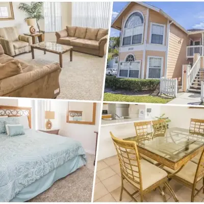 Royal Palm Bay 3 Bedroom Condo Resort Pool 10 Min Disney
