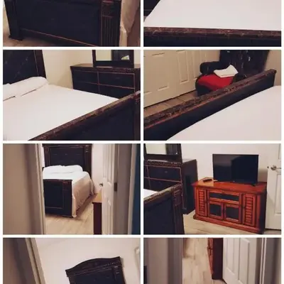 A beautiful queen bedroom
