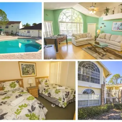 3 Bedroom Resort Condo 8 Miles to Disney Pool Free Parking