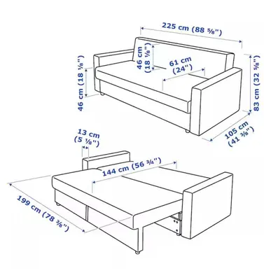 a drawing of a bed and a drawing of a coffee table at Spacious Studio close to Theme Parks in Orlando