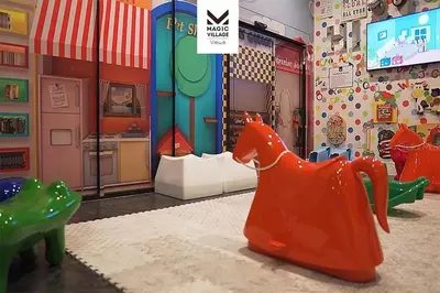 a room with a toy horse in a store at Magic Village 4 Bedroom! Welcome Home! in Orlando