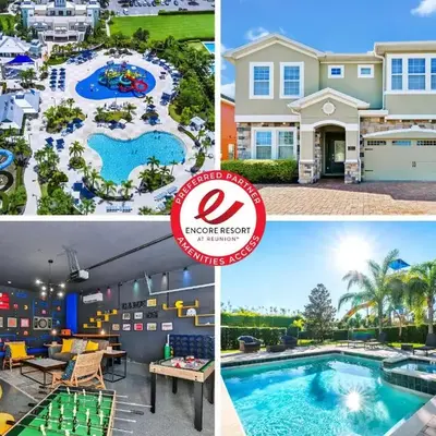 Marvelous Home Near Disney With Private Pool And Waterpark & Resort Access At Encore Resorts Reunion - 250Cl