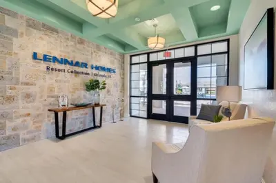 a lobby at the leasing office of a apartment building at Lake View At Storey Lake By Shine Villas #703 in Kissimmee
