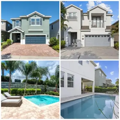 350-360 Huge Villas - near Disney - 15 BDs