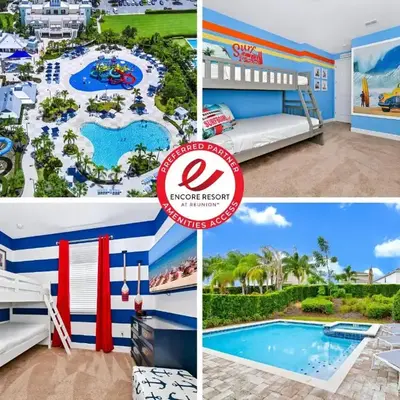 Charming Home Near Disney With Private Pool And Waterpark & Resort Access At Encore Resorts Reunion - 7389Mr
