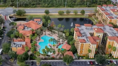 an aerial view of a resort at Designer 3BR/2BA Corner Suite - Disney & Universal in Orlando