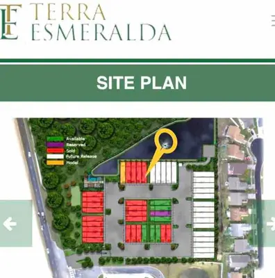a map of a site plan with a graduation cap at Relax water view with Hammock near Disney 4736 in Kissimmee