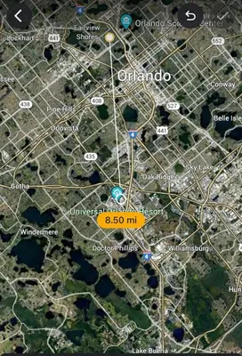 a map of the city of ontario at College Park-Orlando 5Star Villa Oasis - Home Away From Home - QUIET Neighborhood-PRIVATE Botanical Courtyard - mins from EOLA,DT, Winter Park - Free Parking & EV Plug In in Orlando