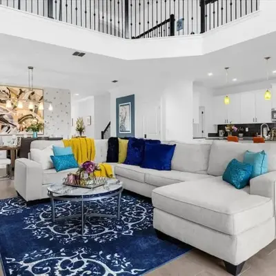 Stylish Resort Villa w Pool Near Disney Gated 5BR